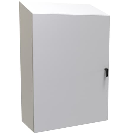 Hammond 3 Point Latch with Handle Electrical Enclosures, 48 in H, 16 in D, 36 in W ST483616LG